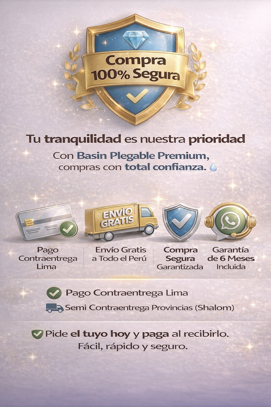 Bacin Plegable Portátil para Bebé 👨🏻👩🏻👧🏻👦🏻