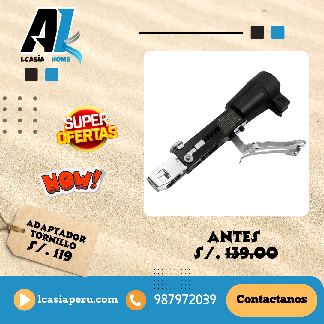 Adaptador de taladro para colocar tornillos de forma sencilla