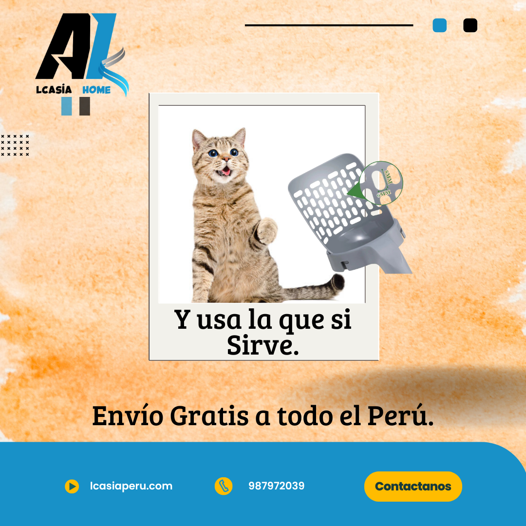 Pala para la caja de arena de Gatos + Catnip Relajante para tu gato