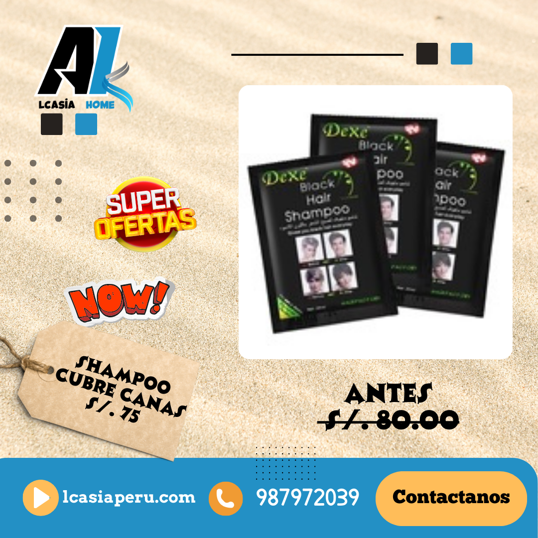 Shampoo Negro Cubre Canas