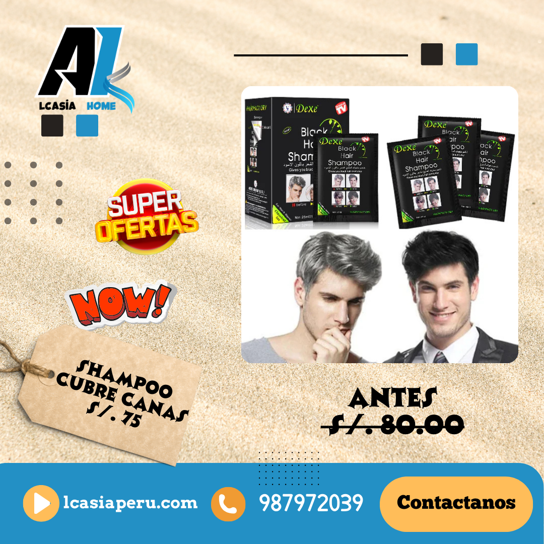 Shampoo Negro Cubre Canas