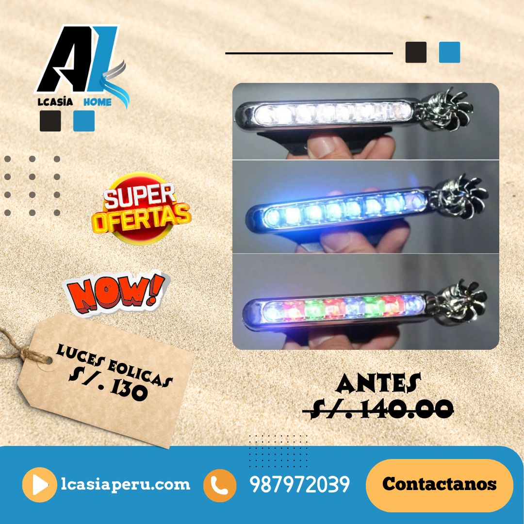 Luces Eólicas para Autos