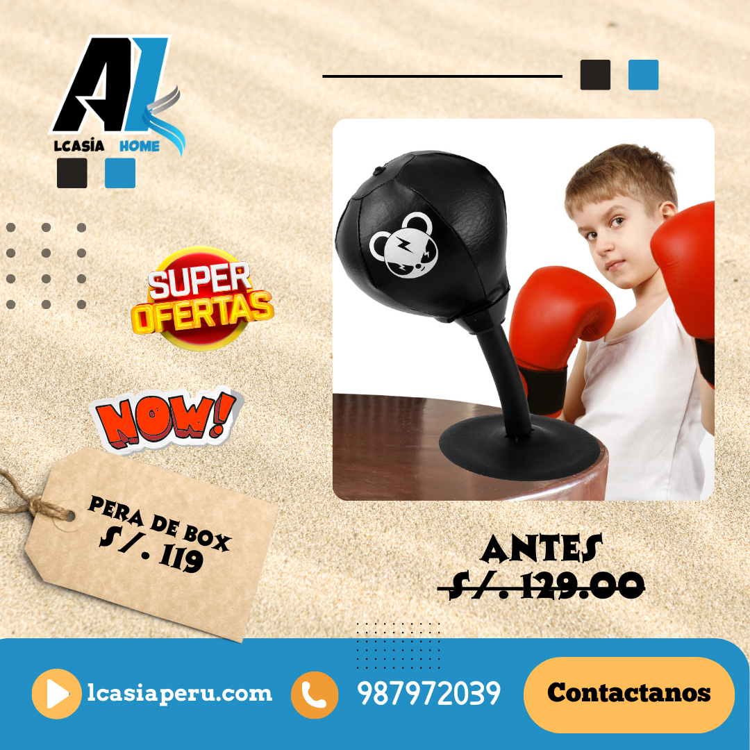 Pera de Boxeo Portatil (Anti Stress)