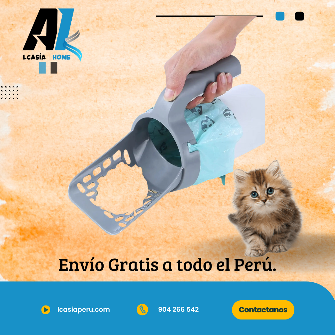 Pala para la caja de arena de Gatos + Catnip Relajante para tu gato