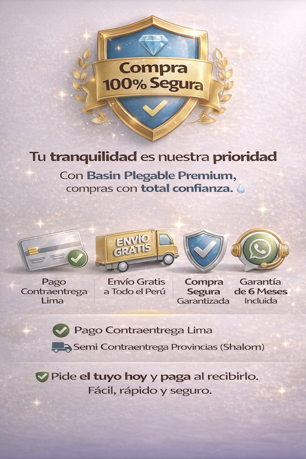 Bacin Plegable Portátil para Bebé 👨🏻‍👩🏻‍👧🏻‍👦🏻