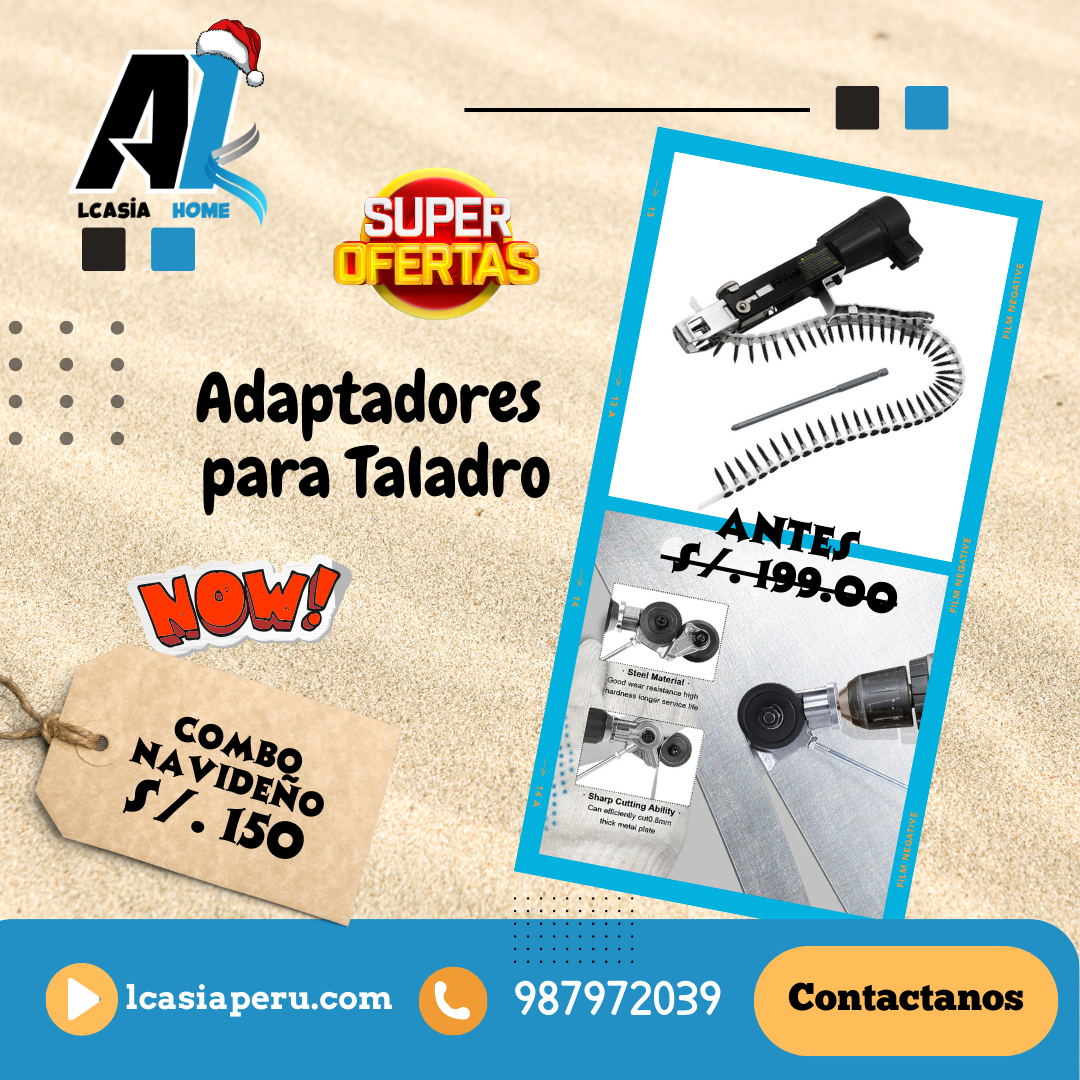 Super Pack Navideño de Adaptadores para taladro!!!