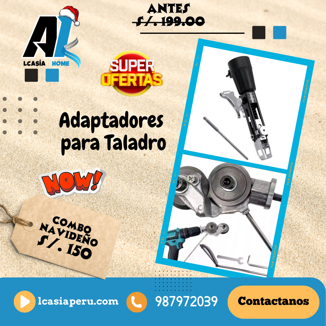 Super Pack Navideño de Adaptadores para taladro!!!